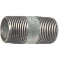 4" Galvanised Barrel Nipples MxM 4" Galvanised Barrel Nipples MxM