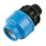 63mm x 1.1/2" PP Male Union Adaptor for MDPE Pipe