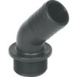 45° Hose Barb x Male Thread 45° Hose Barb x Male Thread