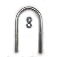 M8 Round Electro-Plated U Bolts 60MM Width X 120MM Length