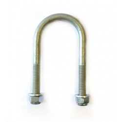 M16 Round Electro-Plated U Bolts 225MM Width X 280MM Length X 100THD