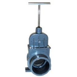 PVC Slide Valve 1 1/2 inch Diameter 3 Bar Pressure