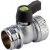 Plated Brass Mini Ball Valve 3/4" BSP Male x 3/4" BSP Female