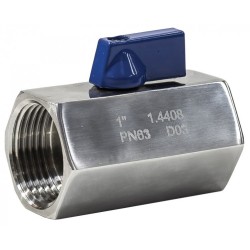 Stainless Steel Mini Ball Valve 1/2" BSP Female x 1/2" BSP Female