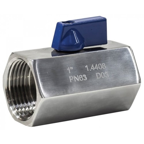 Stainless Steel Mini Ball Valve 1/2" BSP Female x 1/2" BSP Female Stainless Steel Mini Ball Valve 1/2" BSP Female x 1/2" BSP Female
