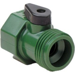 Garden Hose Shut-Off Tap 3/4" Male x 3/4" Female Garden Hose Thread Garden Hose Shut-Off Tap 3/4" Male x 3/4" Female Garden Hose Thread