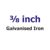 3/8 inch Galvanised (30)