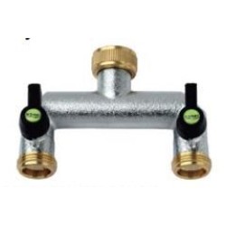 2 Way Connector with Independent and Adjustable Flow Path 3/4 BSP Female