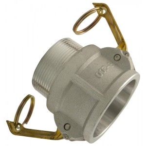 Aluminium Camlock Type B Male Thread x Female Part
