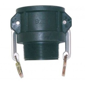 Polypropylene Camlock Type B Male Thread x Female Part Polypropylene Camlock Type B Male Thread x Female Part