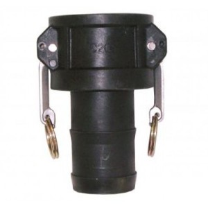 Polypropylene Camlock Type C Hosetail x Female Part Polypropylene Camlock Type C Hosetail x Female Part