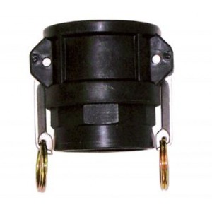 Polypropylene Camlock Type D Female Thread x Female Part Polypropylene Camlock Type D Female Thread x Female Part