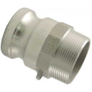 Aluminium Camlock Type F Male Thread x Male Part Aluminium Camlock Type F Male Thread x Male Part