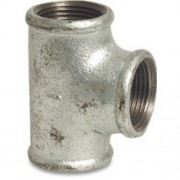 1" x 3/8" x 1" GALVANISED REDUCING TEE FXFXF