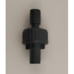 PVC Barbed Non Return Valve 13mm OD x 1/2 inch ID