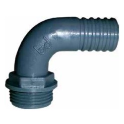 Hose Adaptor - Male Elbow 1 1/2 inch Male BSP x 40mm Hose Diameter