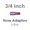Hose Adaptors 3/4 Inch (18)