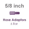 Hose Adaptors 5/8 Inch (4)