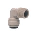 Rigid Elbow 3/8 inch Tube OD x 3/8 inch NPTF Male Thread