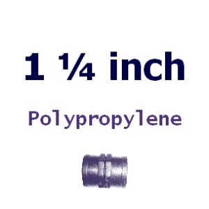Polypropylene 1 1/4 inch Fittings Polypropylene 1 1/4 inch Fittings