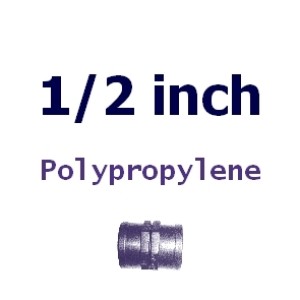 Polypropylene 1/2 inch Fittings Polypropylene 1/2 inch Fittings