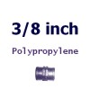 Polypropylene 3/8 inch Fittings (9)