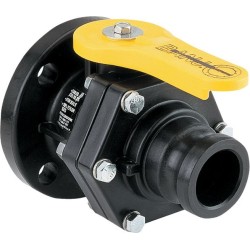 Banjo Polypropylene Bolted Ball Valve 2" Camcup Adaptor x 2" ANSI Flange Banjo Polypropylene Bolted Ball Valve 2" Camcup Adaptor x 2" ANSI Flange