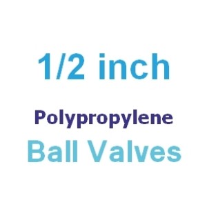 Polypropylene 1/2 inch Valves Polypropylene 1/2 inch Valves