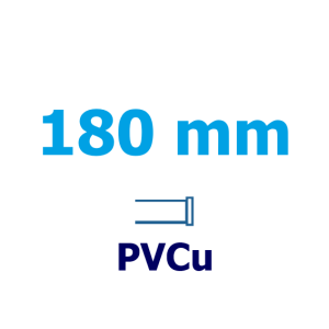 180 mm PVCu
