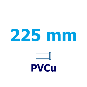 225 mm PVCu