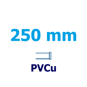 250 mm PVCu