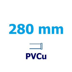 280 mm PVCu