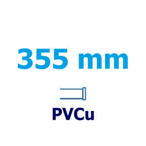 355 mm PVCu