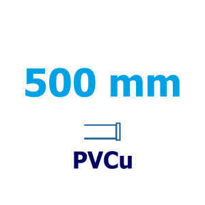 500 mm PVCu 500 mm PVCu