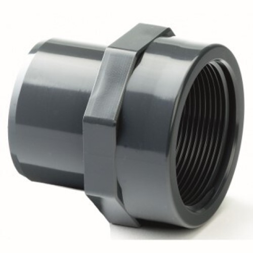 1/2 X 1/2" ABS Plain Male Spigot / BSP Threaded Female Adaptor