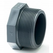 2.1/2" PVCu BSP Threaded Plug
