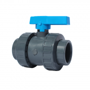 2" PVCu Standard Double Union Ball Valve