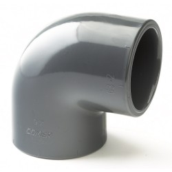 160mm PVCu Plain Elbow 90 Degree