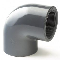 1 1/4" ABS Plain / BSP Threaded Elbow 90