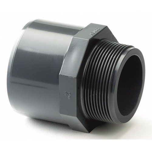 1/2 X 3/4 X 1/2" ABS Plain / Threaded Male Adaptor