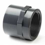 1.1/2" PVCu Plain/BSP Threaded Socket