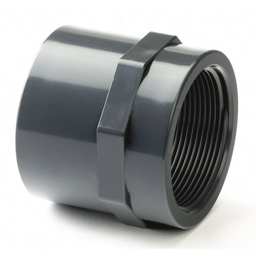 20mm x 1/2" PVCu Plain / BSP Threaded Socket