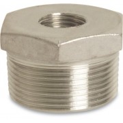 1 x 3/4 inch Stainless Steel 316 Reducing Bush Male x Female Threaded