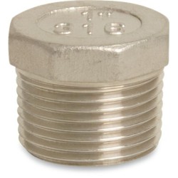 4 inch Stainless Steel 316 Plug Threaded 4 inch Stainless Steel 316 Plug Threaded