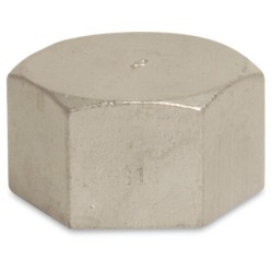 4 inch Stainless Steel 316 Hexagon Cap Threaded 4 inch Stainless Steel 316 Hexagon Cap Threaded
