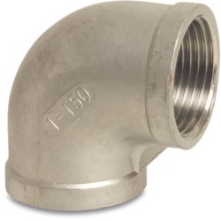 4 inch Stainless Steel 316 90 Degree Elbow Female x Female Threaded 4 inch Stainless Steel 316 90 Degree Elbow Female x Female Threaded